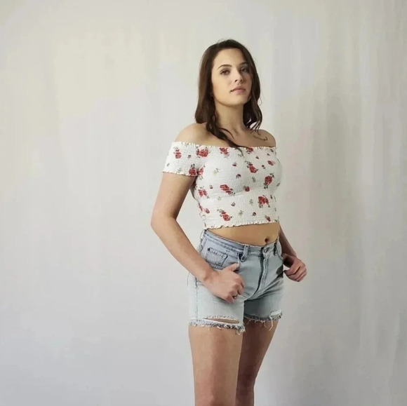 Lottie Moss Tops - Lottie Moss Floral Top - XS
